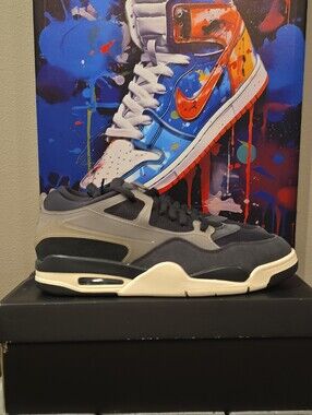 Size 12 - Paris Saint-Germain x Air Jordan 4 RM Off Noir
